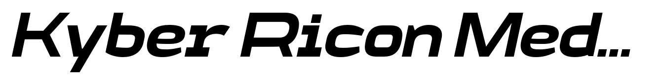 Kyber Ricon Medium Italic Neu
